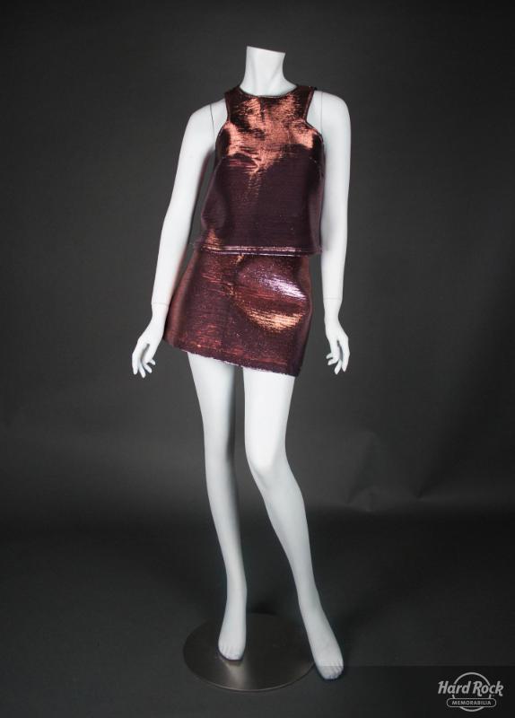 Topshop Two-piece Metallic Ensemble