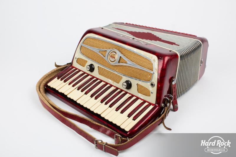 Red Vintage Ferrari Accordion