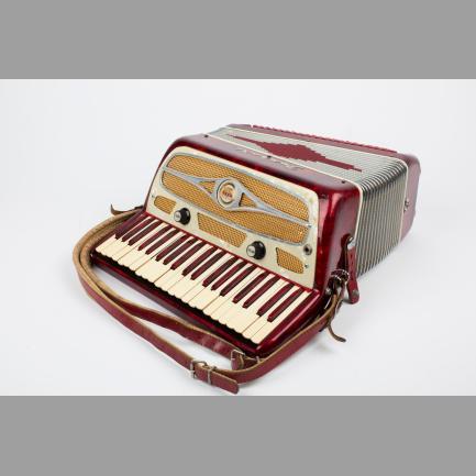 Red Vintage Ferrari Accordion