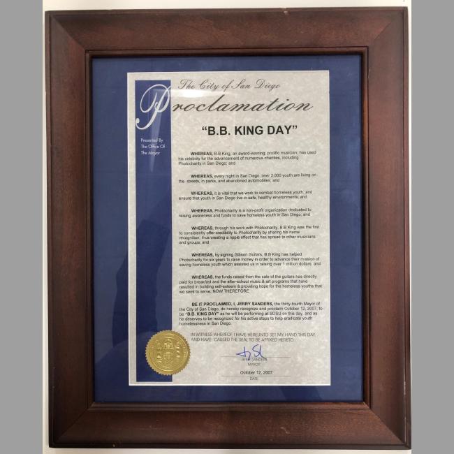 SAN DIEGO CITY PROCLAMATION