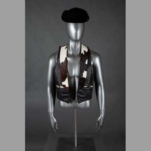 Kangol beret and vest