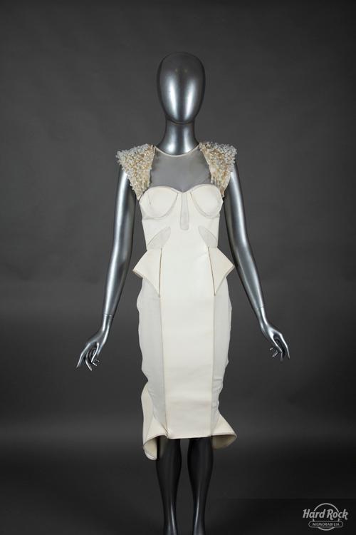White Sculptural Dress