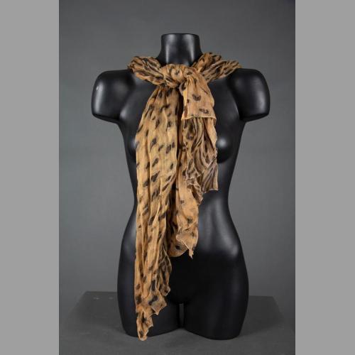 Jungle-Cat Print Scarf