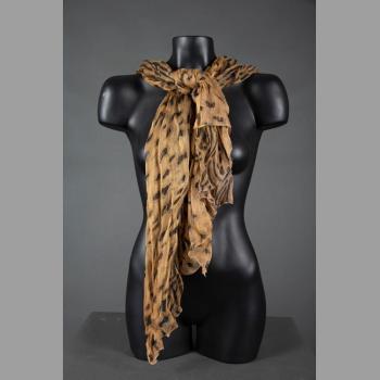 Jungle-Cat Print Scarf