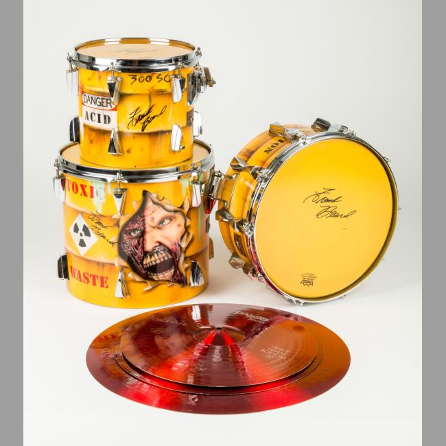 Yellow "Toxic Waste" Drum Kit