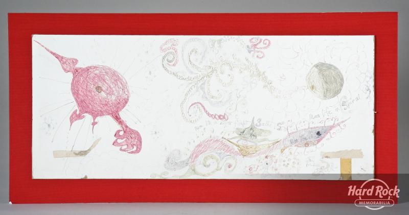 "Moonlite in Silver Flight", Ink Drawing