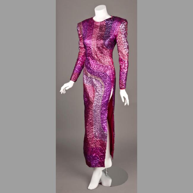 Andre Van Pier Sequin Gown