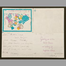 Easter Card from Julia Lennon