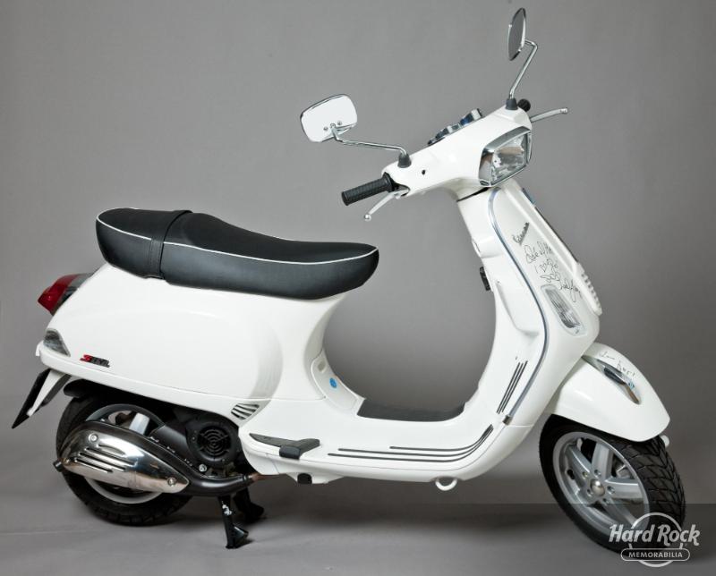 White Piaggio S-150 Vespa Scooter