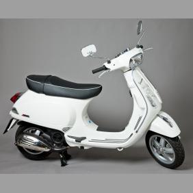 White Piaggio S-150 Vespa Scooter