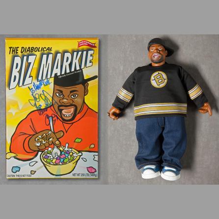 Biz Markie Action Doll Cereal Box Packaging