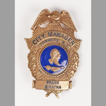 Yonkers, NY City Manager Badge