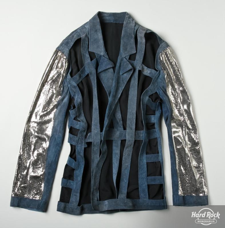 Stage Worn Blue Suede Jacket