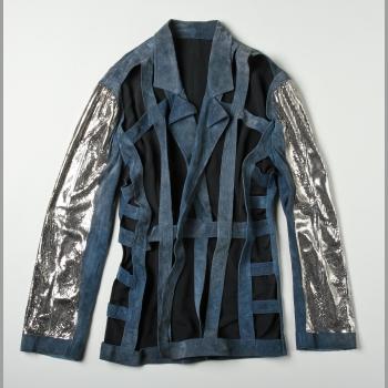 Stage Worn Blue Suede Jacket