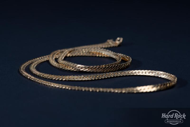 Gold Herringbone Necklace