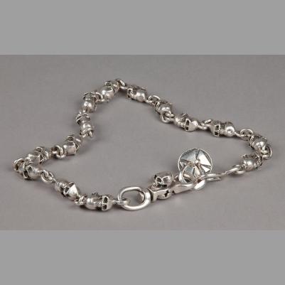 Silver Skull Chain