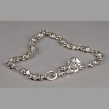 Silver Skull Chain
