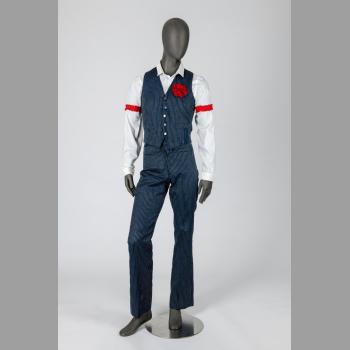 Black Pinstripe Suit