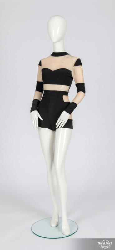 Black Striped Bodysuit