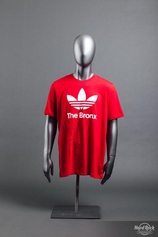 Red "The Bronx" Adidas T-Shirt - KRS-One