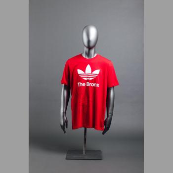 Red "The Bronx" Adidas T-Shirt - KRS-One