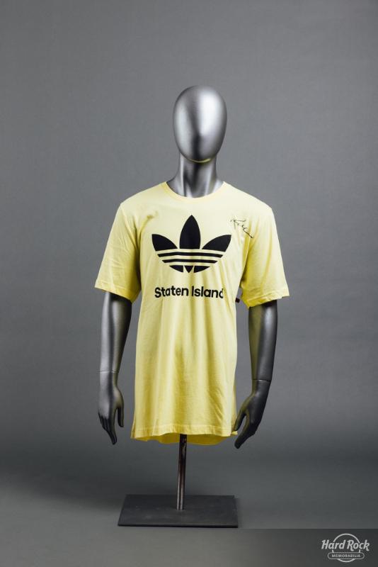 Yellow "Staten Island" Adidas T-Shirt