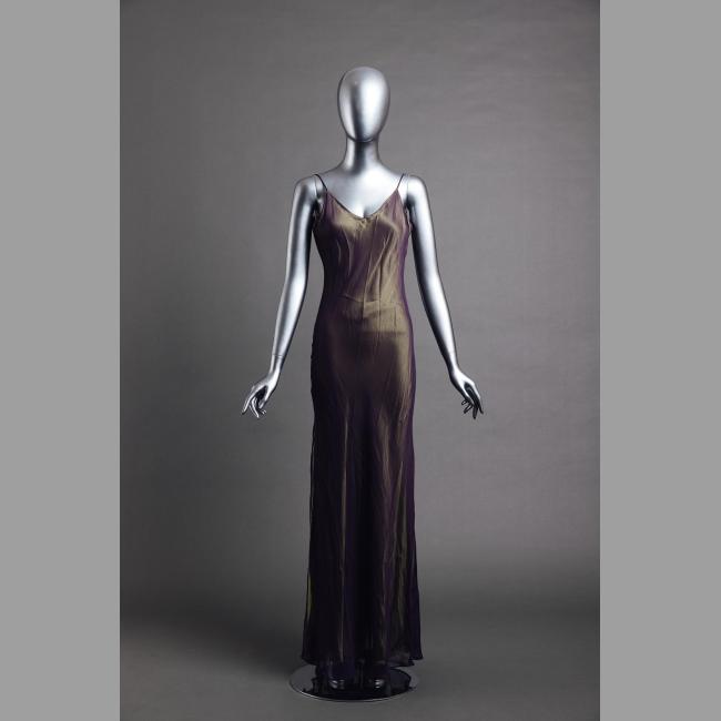 BLACK-OLIVE MAXI DRESS