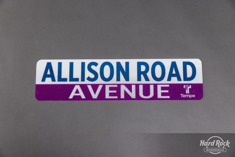Allison Road Sign