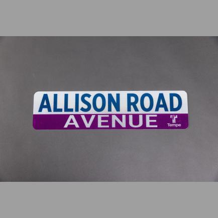 Allison Road Sign