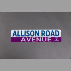 Allison Road Sign