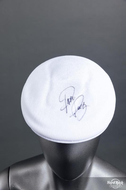 Signed White Kangol Hat - Pete Rock