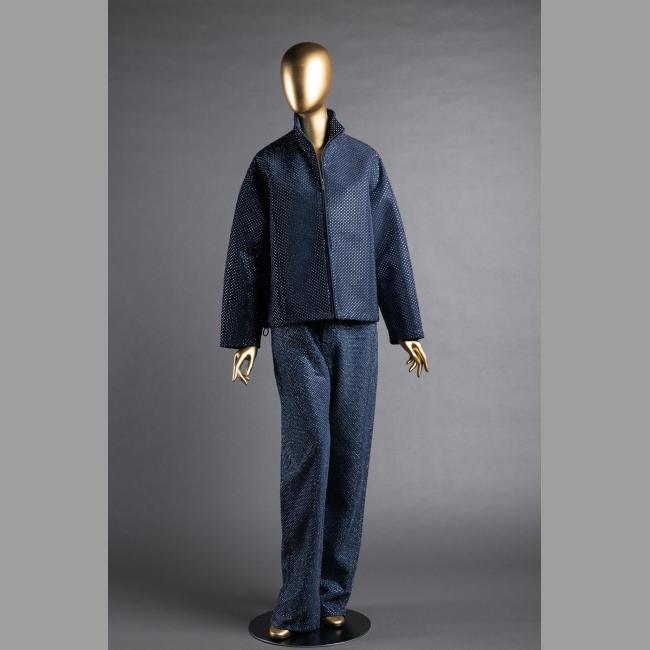 Stage-Worn Custom Gucci Denim Outfit