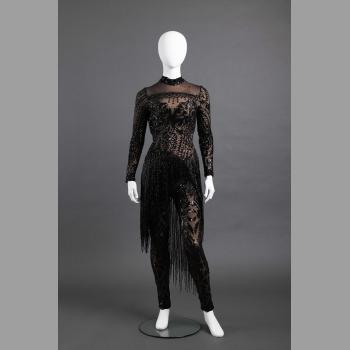 Sequined and Beaded Jumpsuit