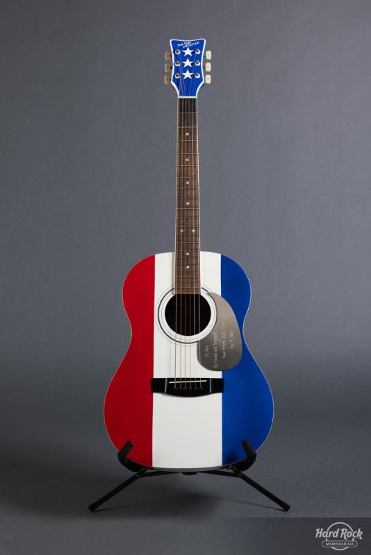 Red, White and Blue Guitar