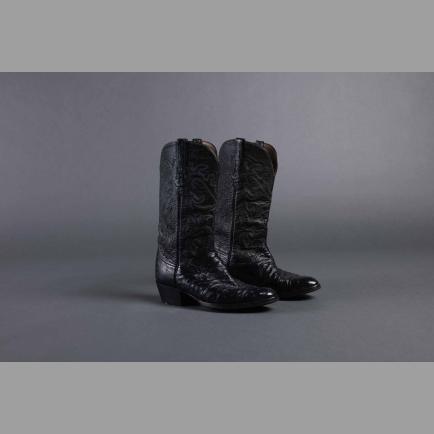 Lucchese Ostritch Cowboy Boots